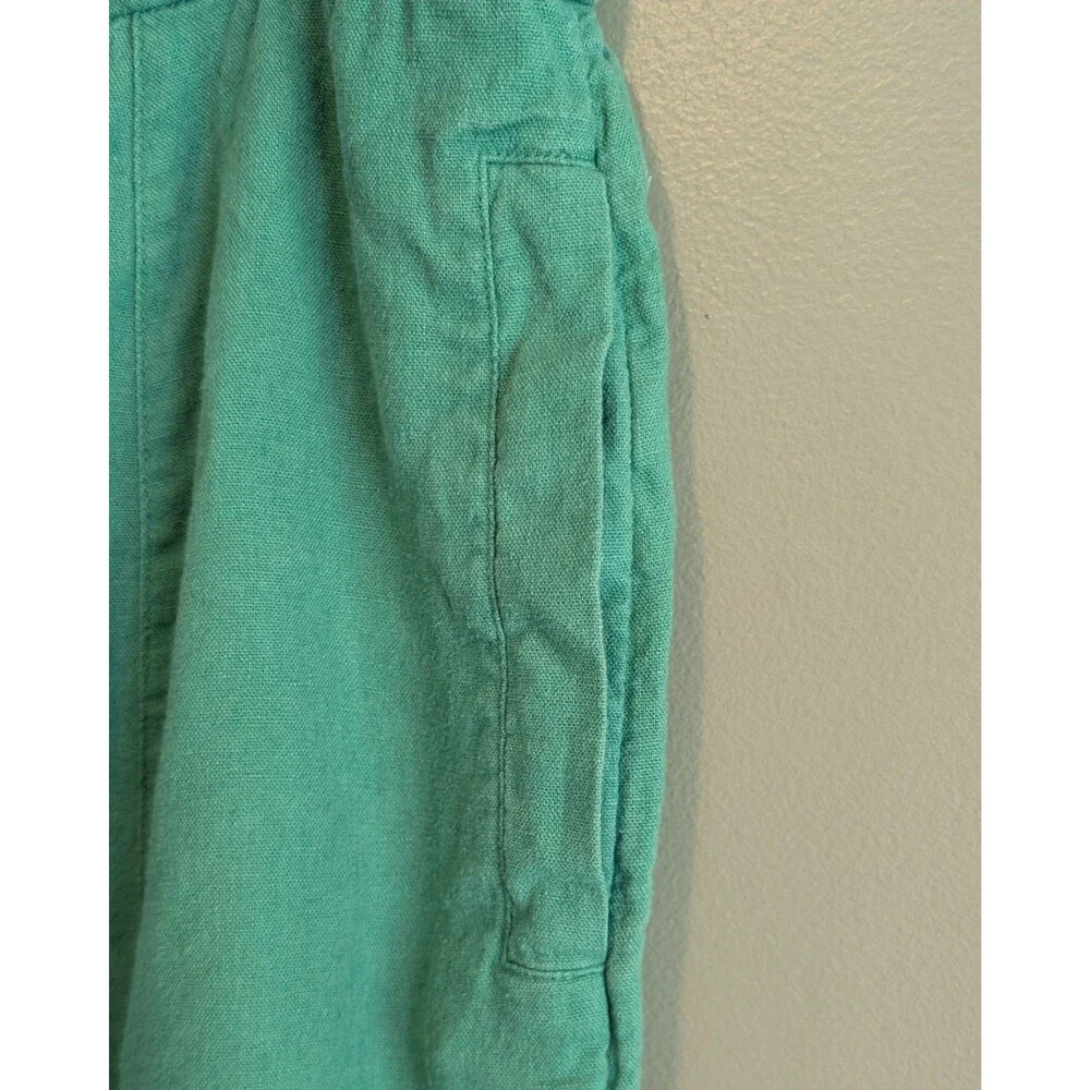 Universal Thread Womens XL Skirt Midi Button Down Green Linen Blend Boho Summer - Picture 3 of 7